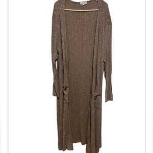 Full Length LulaRoe Cardigan with Pockets Size XL